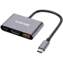Canyon DS-4 hub USB Type-C 10000 Mbit/s HDMI USB 3.2 Gen 2
