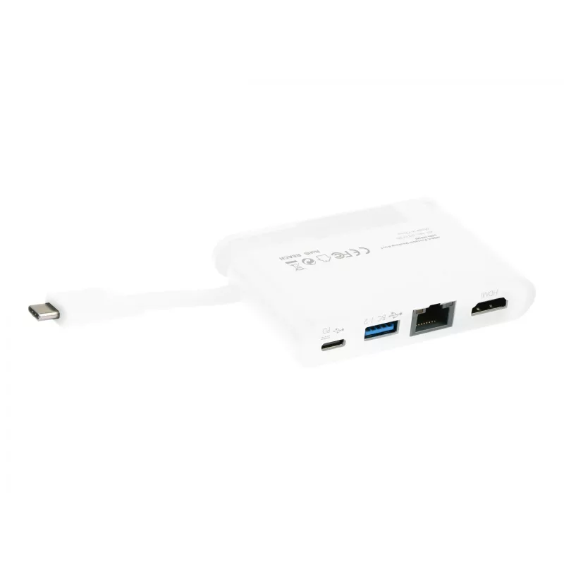 DICOTA USB-C Portable Docking 4-in-1 con HDMI - docking station - USB-C - HDMI (D31730)