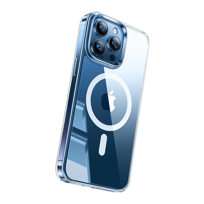 Custodia protettiva magnetica Torras GUARDIAN per iPhone 15 Pro Clear finitura Diamond