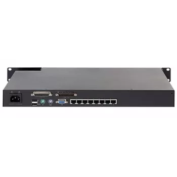 Switch KVM APC KVM0108A, 8 porte PS/2 VGA, rack 1U, 1600x1200, nero