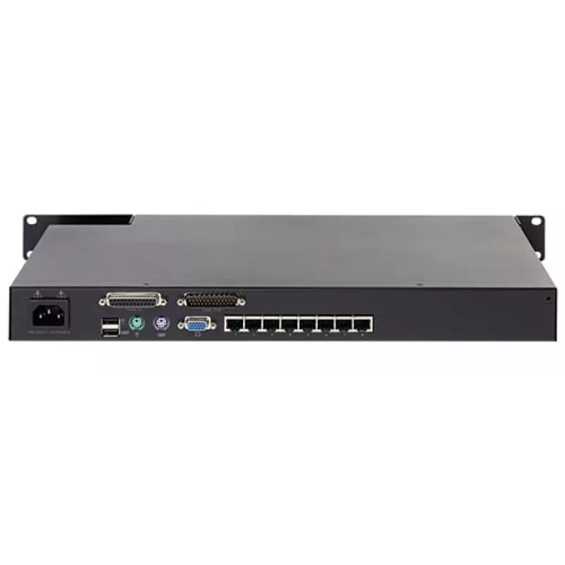Switch KVM APC KVM0108A, 8 porte PS/2 VGA, rack 1U, 1600x1200, nero