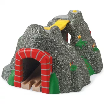 World magic tunnel, ferrovia grigio/rosso