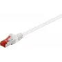 Cavo patch Wentronic Goobay RJ45 S/FTP Cat6 1,00 m bianco PIMF (80278)