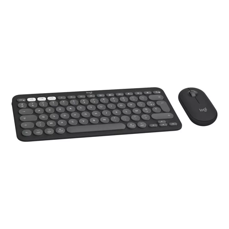 Logitech Pebble 2 Combo for Mac Tastiera e mouse wireless QWERTZ tedesco grafite