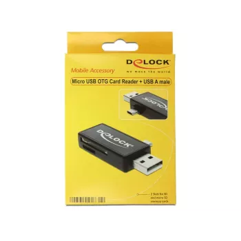 Lettore di schede DeLOCK 91731 USB 2.0 nero