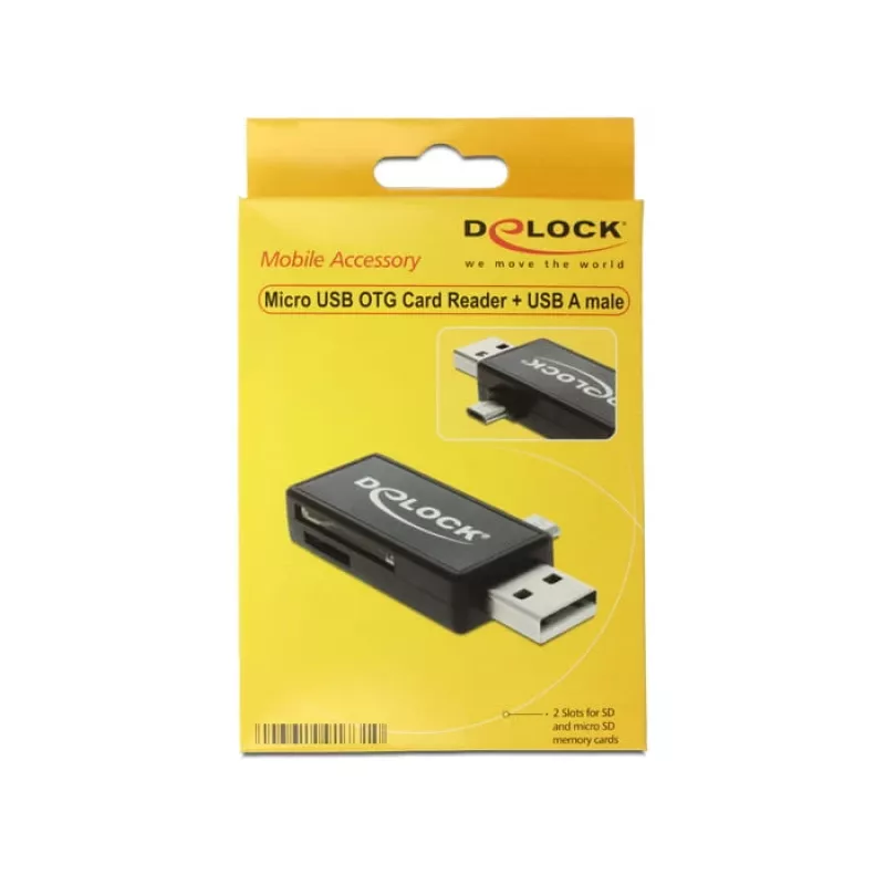 Lettore di schede DeLOCK 91731 USB 2.0 nero