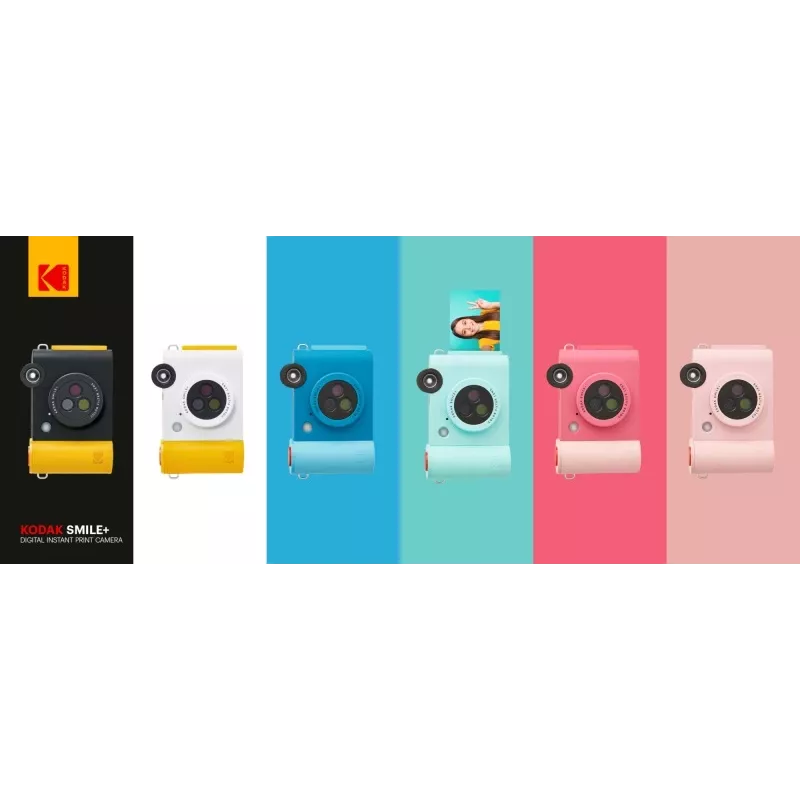 Kodak SMILE+ fotocamera istantanea, 2x3 pollici, bianco