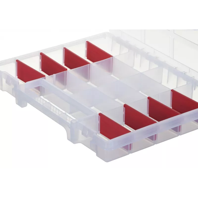 Cassetta per utensili KETER Stack'N'Roll (17210831/253380) con 3 organizer nero