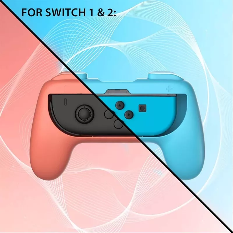 Impugnatura controller Subsonic Joy-Cons impugnatura comfort Switch & Switch 2 rosa turchese