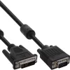 Cavo DVI-A InLine 12+5 maschio / 15 pin HD maschio VGA 2 m