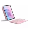 Inateck KB04122 Ace Touch custodia con tastiera per iPad 11 / iPad Air 4/5, QWERTZ, rosa