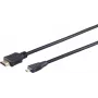 Cavo HDMI S/CONN Micro-HDMI 1 m