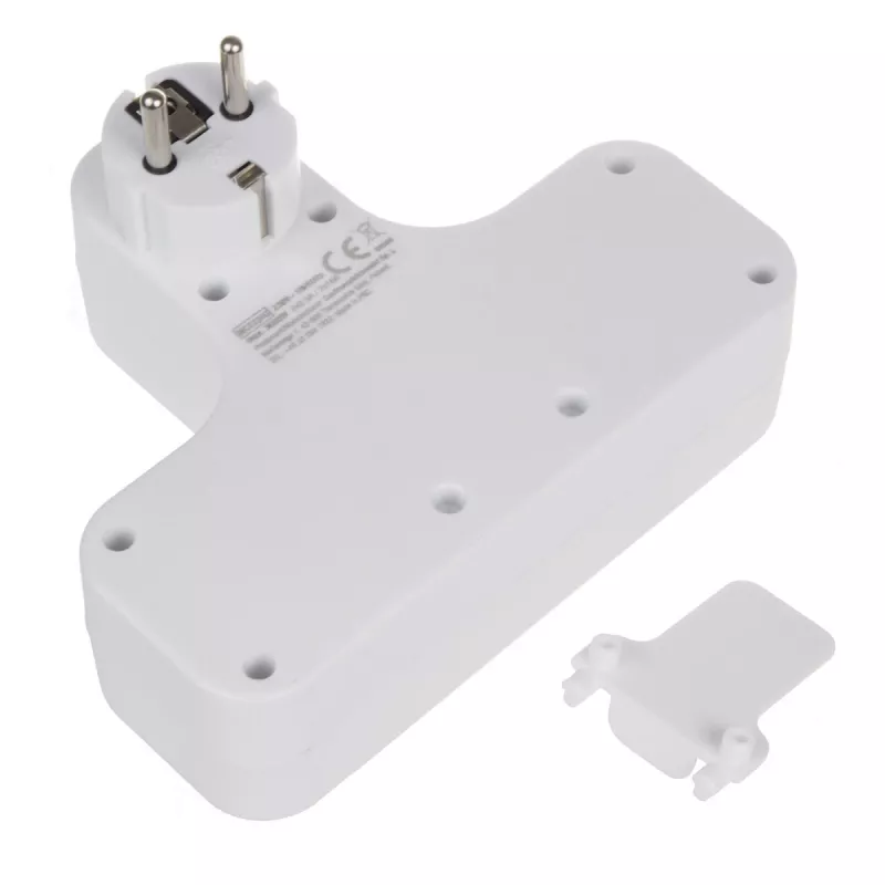Ciabatta 4 prese con interruttore MACLEAN MCE224 F — presa multipla 4 vie con interruttore singolo