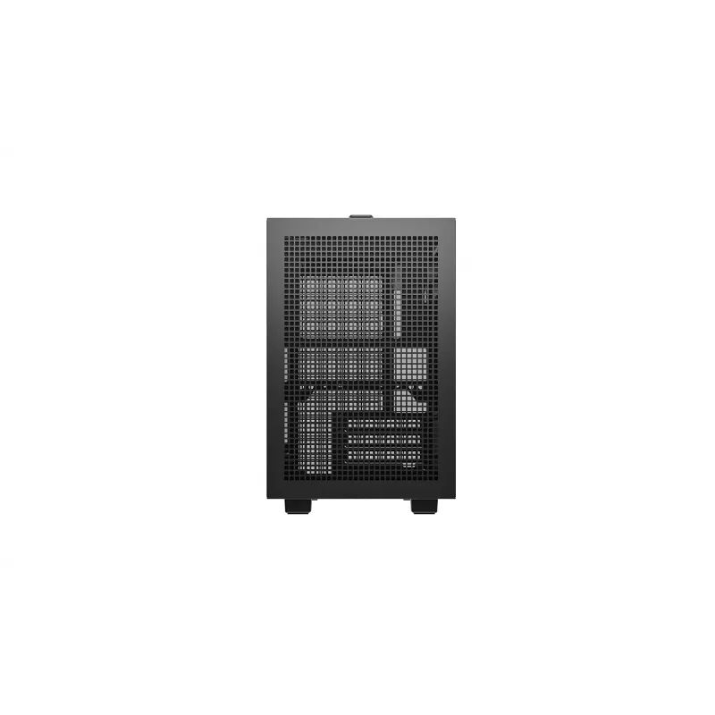 DeepCool CH160 PLUS R-CH160-BKNGM0-G case compatto per computer (SFF), Mini-ITX/Micro-ATX, vetro temperato, nero