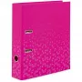 Raccoglitore ad anelli HERMA Color A4 rosa anello a D cartone 1 pezzo