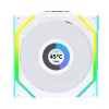 Ventola Lian Li UNI FAN SL Wireless LCD 120 12 cm bianco 3 pezzi