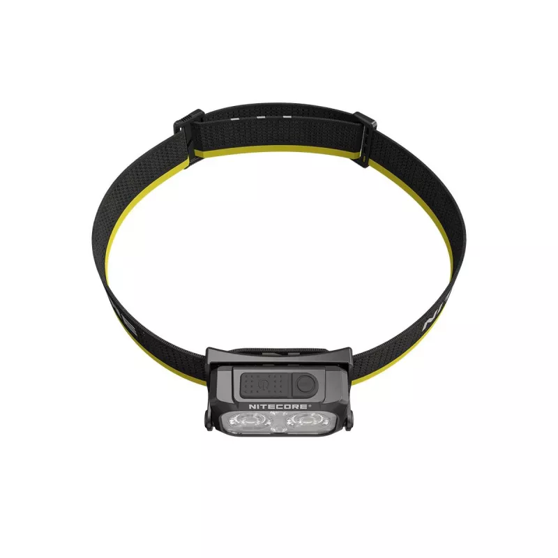 Lampada frontale Nitecore NU25 MCT — lampada frontale ricaricabile, fino a 400 lumen, illuminazione compatta a mani libere