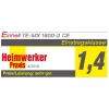 Einhell TE-MX 1600-2 CE - malta - colore - polvere - nero - rosso - M14 - ergonomico - 750 RPM - 1600 W