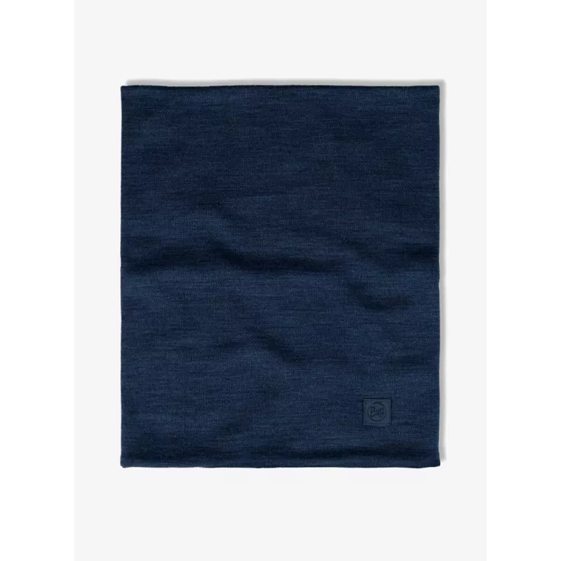 Buff Merinowolle scaldacollo e copri viso Sling modello 113018.779.10.00 – pesante, senza cuciture, unisex, blu