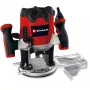Einhell fresatrice a mano TE-RO 1255 E - 1200 W - Ø 6 e 8 mm - regolazione velocità - guida parallela - adattatore aspirazione - con accessori