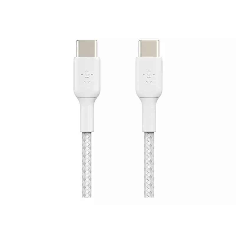 Belkin BOOST CHARGE - cavo USB - USB-C 24 pin (M) a USB-C 24 pin (M) - USB 2.0 - 2 m - bianco