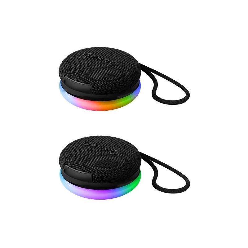 Diffusore Bluetooth portatile DEFENDER ENJOY 40 — 7 W RMS, Bluetooth 5.3, illuminazione LED, batteria LiPo, 9 h, nero