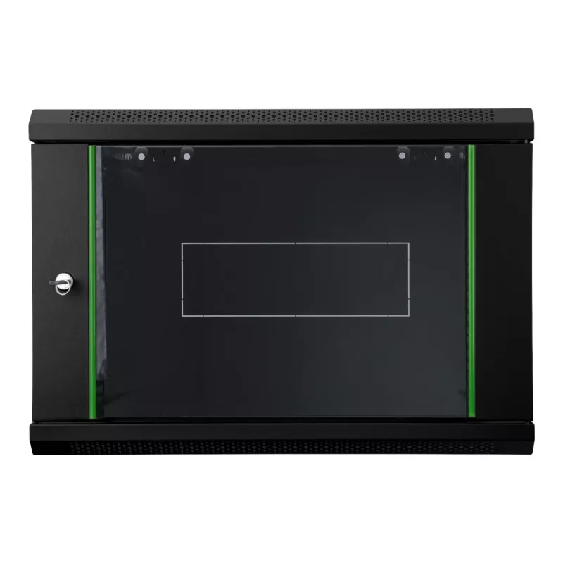 DIGITUS Dynamic Basic DN-19 16-U-EC-SW - armadio - armadio di rete - adatto per montaggio a parete - nero, RAL 9005 - 12U - 48,3 cm (19 inch)