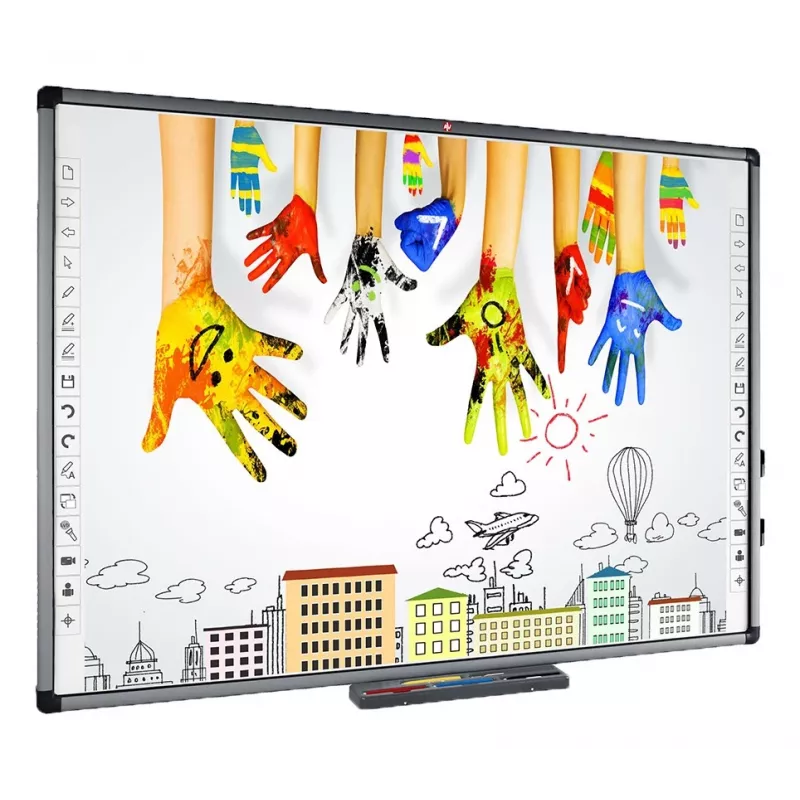Avtek TT-BOARD 90 Pro 1TV110 lavagna interattiva, a infrarossi, tocco a 10 punti, superficie in ceramica PolyVision