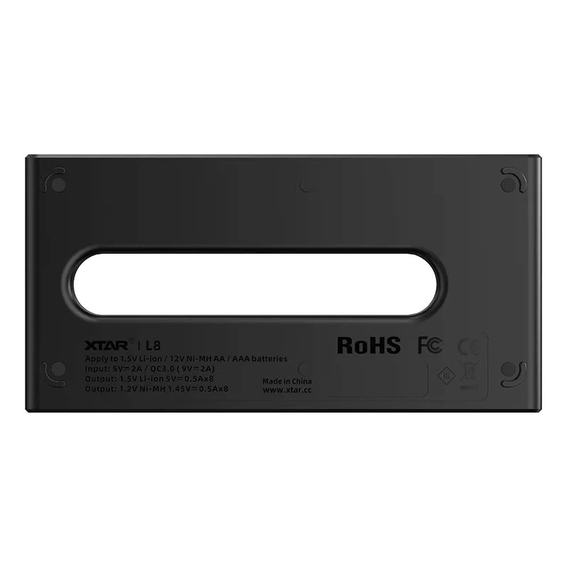 Caricabatterie AA/AAA 1,5 V e 1,2 V, smart - 8 slot