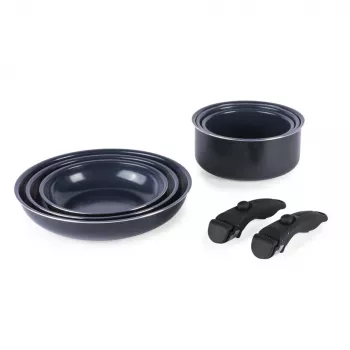 Set pentole Russell Hobbs RH03321EU7 — 8 pezzi, antiaderente, lavabile in lavastoviglie