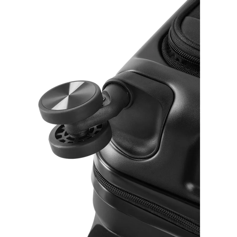 Trolley da cabina Rivacase Clark ECO 8181 — trolley compatto da bagaglio a mano, nero