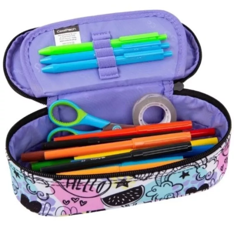 Astuccio portapenne CoolPack Campus MOOD F062934 — design robusto, scomparti spaziosi