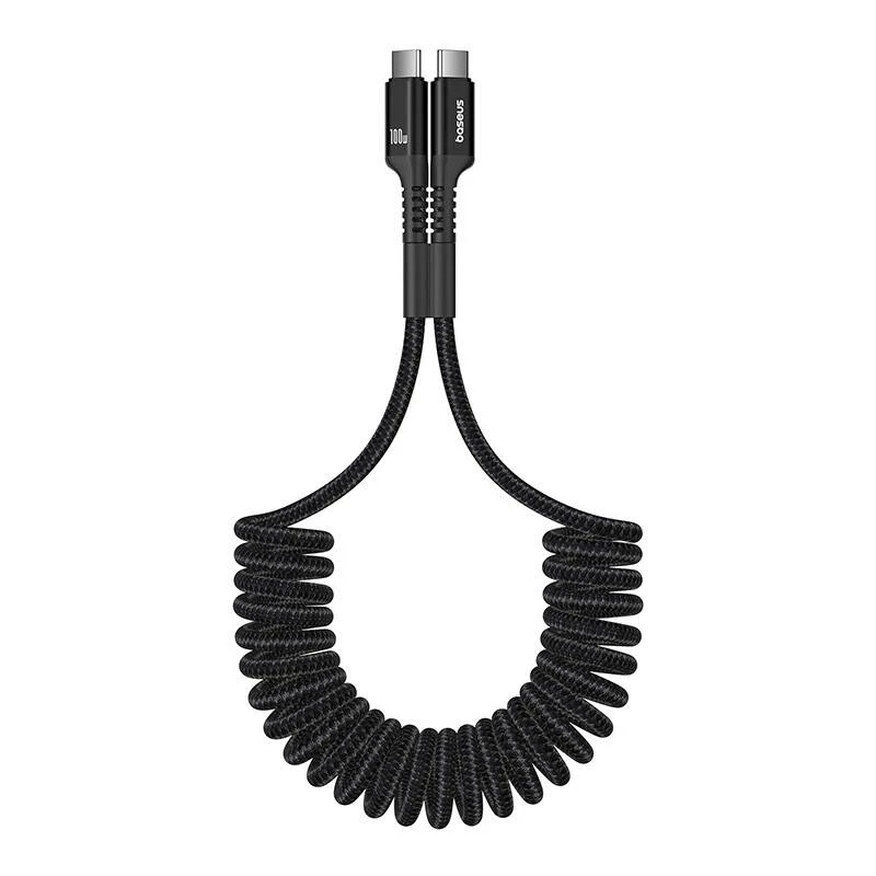Cavo di ricarica rapida Baseus Fish-Eye USB-C a USB-C 1 m 100 W nero