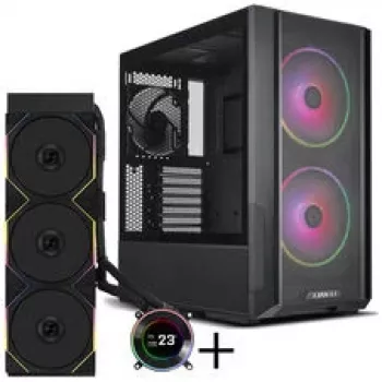 Bundle case PC Lian Li LANCOOL 216 + HYDROSHIFT II LCD-C 360TL AiO - nero