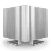 Case cubo fanless Streacom DB4 + alimentatore Nano 120 Watt - argento