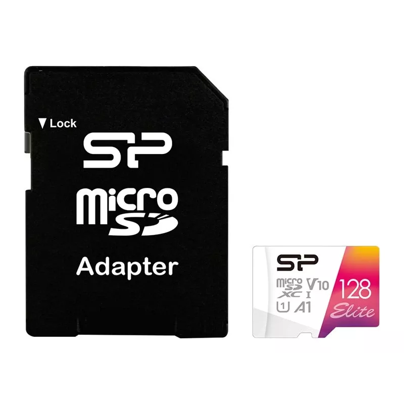 Silicon Power | scheda di memoria microSDHC UHS-I | Elite | 128 GB | microSDHC/SDXC | classe di memoria flash 10