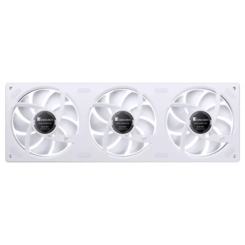 Jonsbo ZA-360 set di ventole, Reverse Blade, PWM, ARGB, 360 mm, bianco