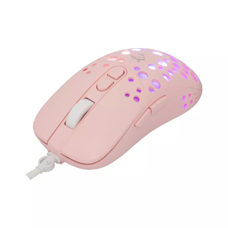 Mouse White Shark GM-9004 Tristan-2 rosa RGB USB