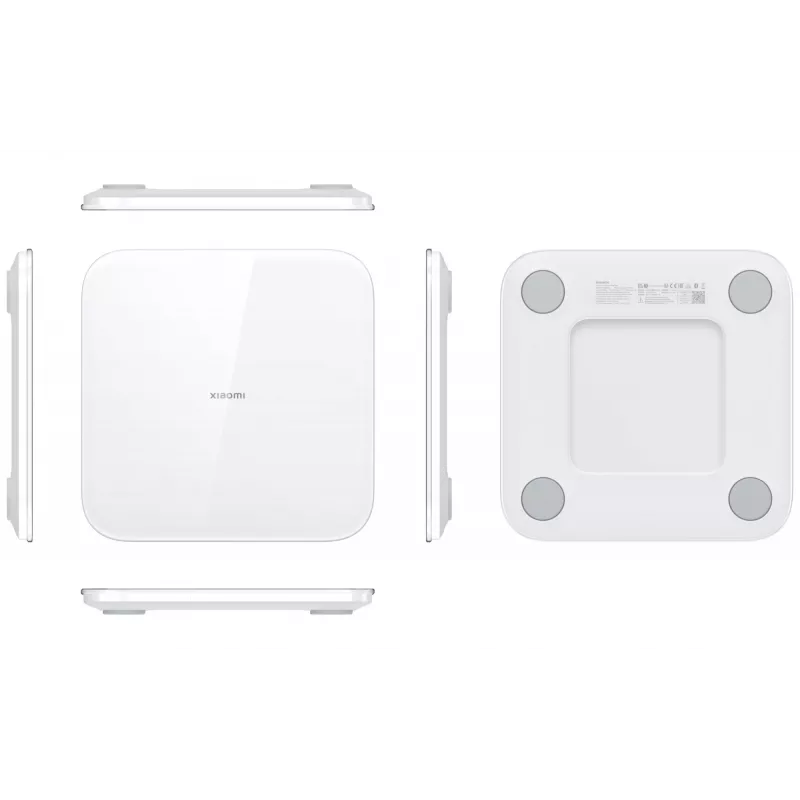 Bilancia pesapersone elettronica Xiaomi Smart Scale S200 – max. 150 kg, precisione 50 g, 280×280×24,5 mm, bianco