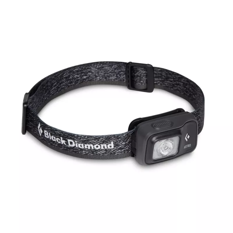 Torcia Diamond Astro 300 nera con fascia frontale blu