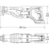 Sega a sciabola Hazet 9234-1