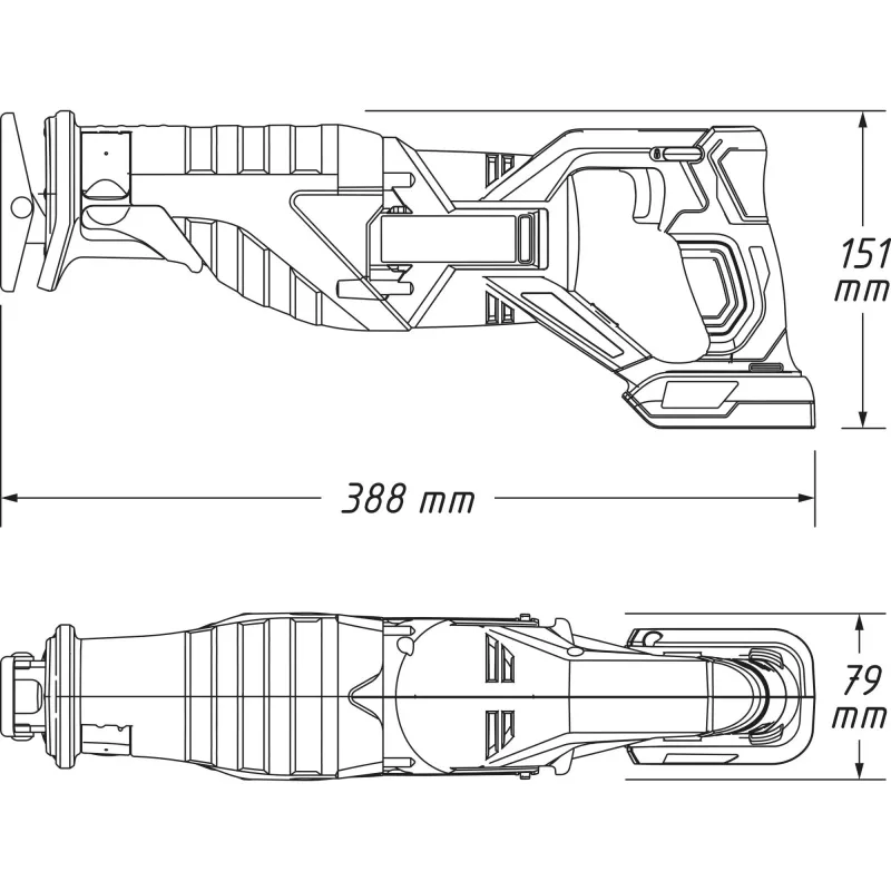 Sega a sciabola Hazet 9234-1