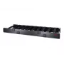 APC NetShelter gestione cavi, passacavi orizzontale, 1U, un lato con coperchio, nero, 482,6 x 44,45 x 165,1 mm