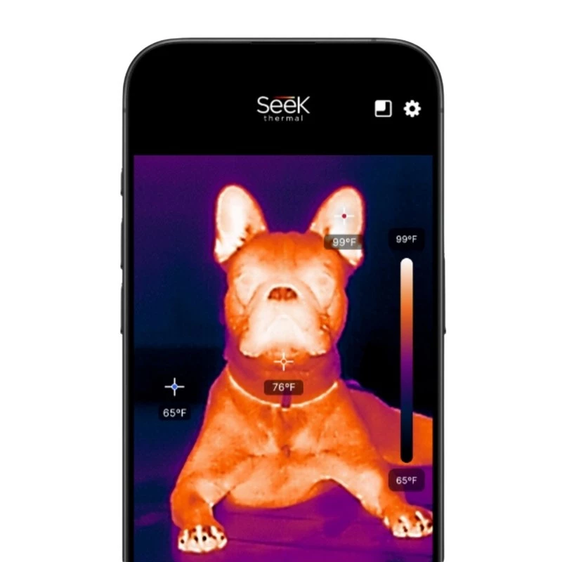 Seek Thermal Nano 300 CQ-DBAX termocamera per Android, USB-C, 320×240, 25 Hz, nera