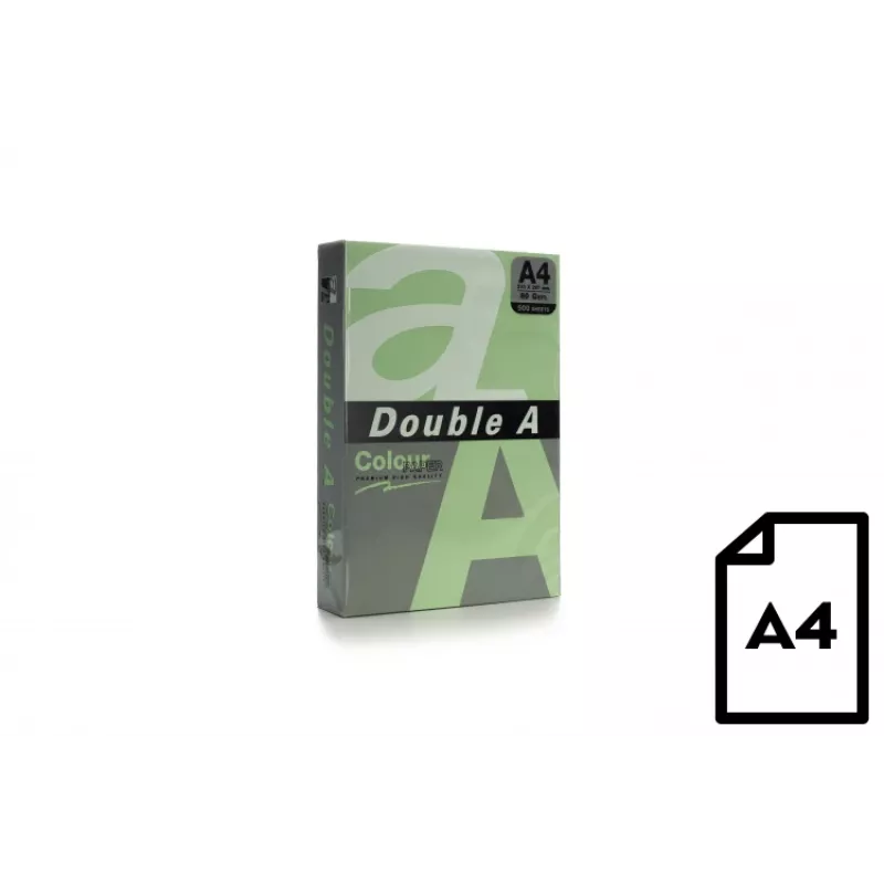 Carta colorata Double A, 80 g, A4, 500 fogli, Emerald