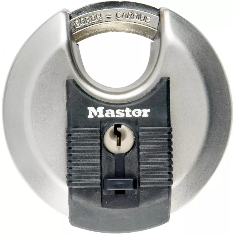 Lucchetto a disco MASTER LOCK 70 mm Excell acciaio inox, archetto coperto, a combinazione variabile