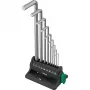 Wera 05022102001 set chiavi esagonali, forma a L, metriche, 9 pz.