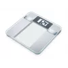 Bilancia pesapersone elettronica Beurer BG 13 Square grigia, trasparente