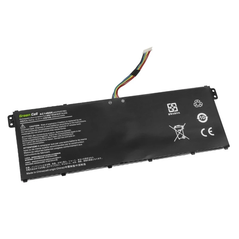 Batteria ricaricabile ricambio laptop Green Cell AC72
