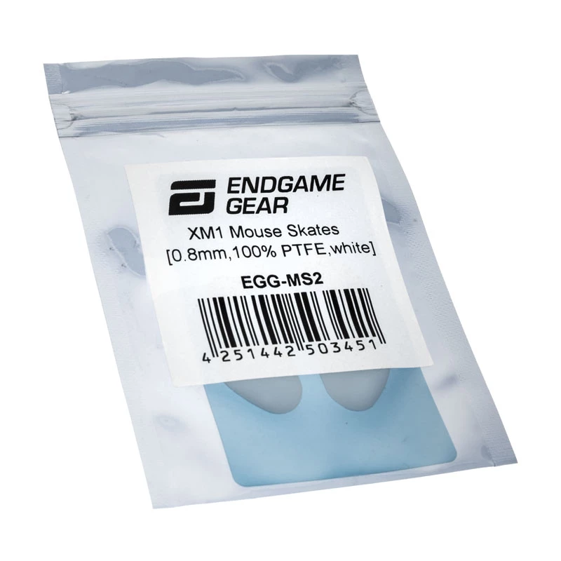 Pattini per mouse Endgame Gear XM1, 100% PTFE, bianco latte